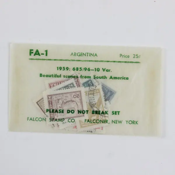 Lot Of 10 Argentina 1959 Stamps Used 