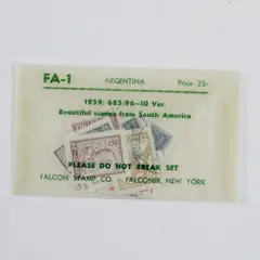 Lot Of 10 Argentina 1959 Stamps Used 