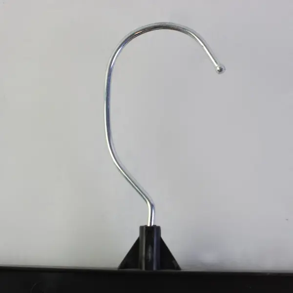 Lot of 12 Black Plastic Skirt/Pants Clip Hangers Retail