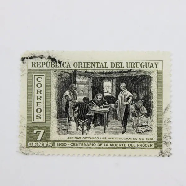 Lot of 10 Uruguay 1950s-1960s Stamps Used