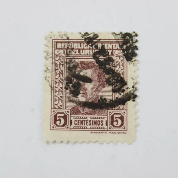 Lot of 10 Uruguay 1940s Jose Artigas Stamps Mixed Used Mint Hinged