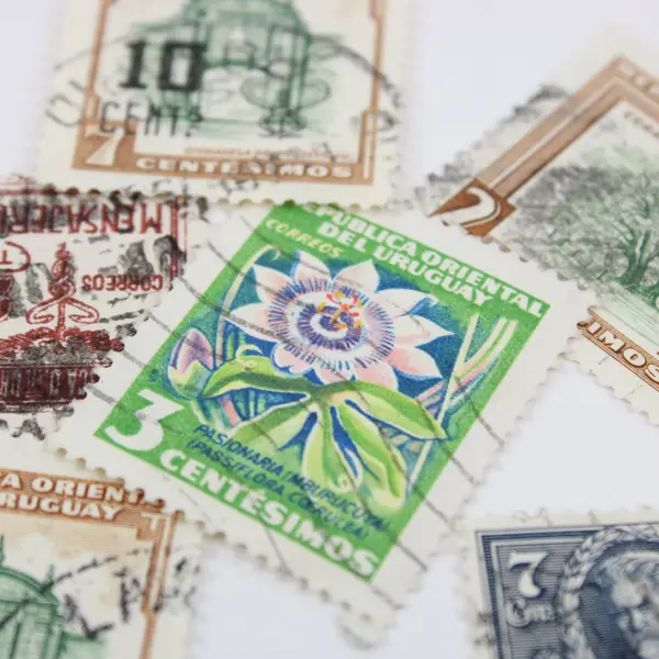 Lot of 6 Uruguay 1930s-1950s Stamps Used