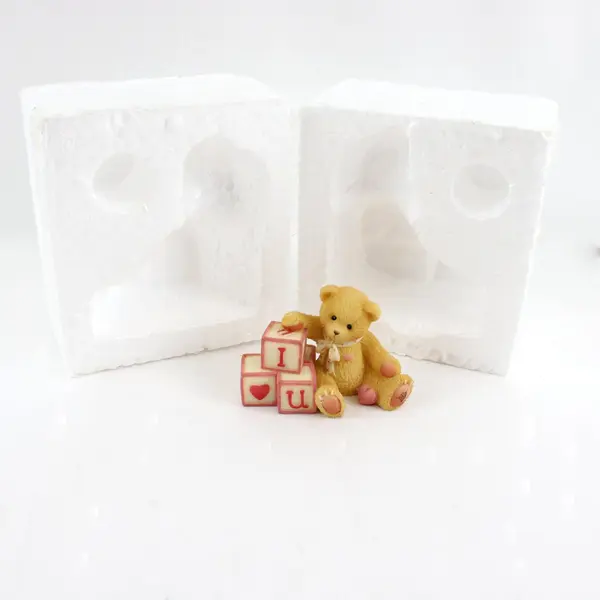 Cherished Teddies I Love You Bear with Blocks 1996 Enesco Figurine