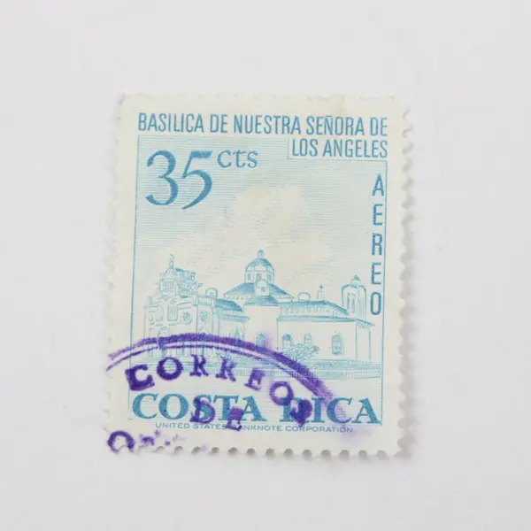 Lot of 8 Costa Rica 1930s-1960s Stamps Used