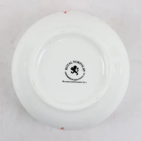 Royal Norfolk Autumn Leaves & Acorns Fall Decor Cereal/Soup Bowl