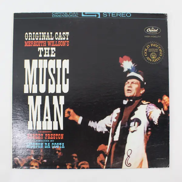 Robert Preston Orig Cast Meredith Willson Music Man 12" Capitol LP SW990