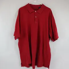 American Eagle Red Short-Sleeved Polo Men's XL