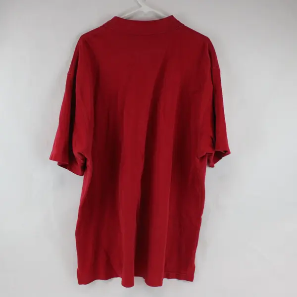 American Eagle Red Short-Sleeved Polo Men's XL