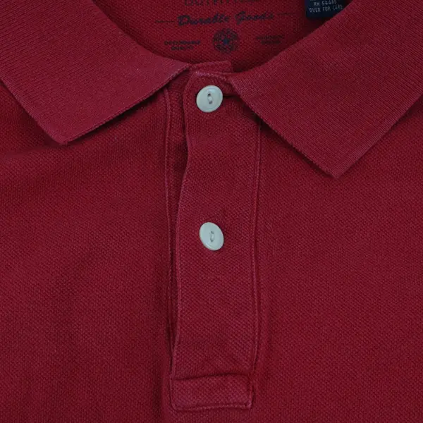 American Eagle Red Short-Sleeved Polo Men's XL