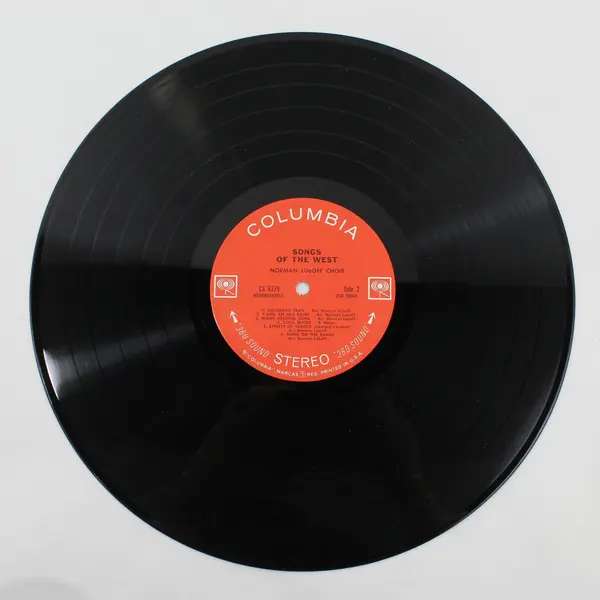 Norman Luboff Choir Songs of the West Columbia CS 8329 Vinyl LP