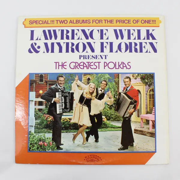 Lawrence Welk & Myron Floren 24 World's Greatest Polkas 2-LP