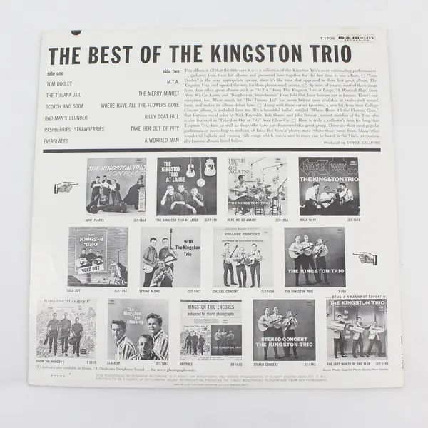 The Best Of The Kingston Trio 12" Vinyl Record