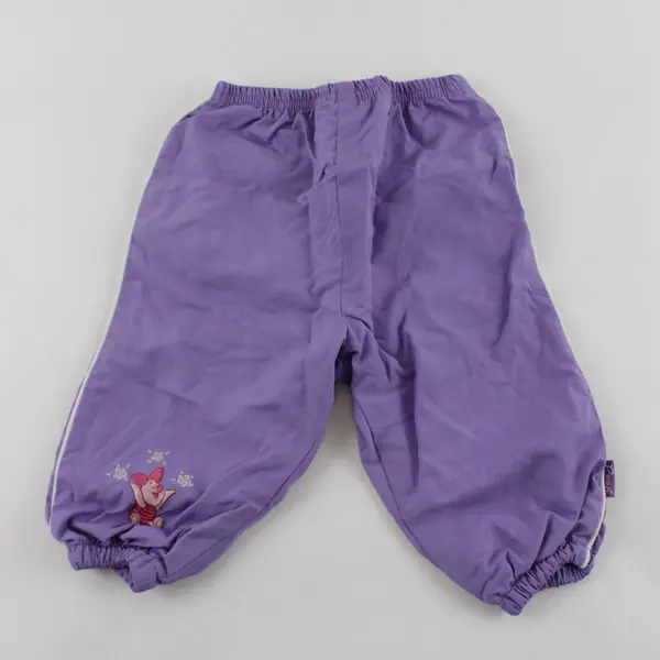 Vintage Disney's Piglet Baby Pants 12 Months Purple Embroidered 90s Joggers