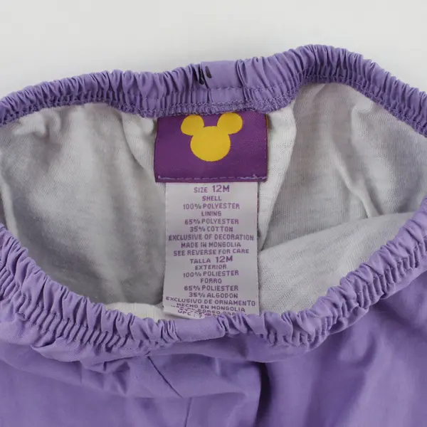 Vintage Disney's Piglet Baby Pants 12 Months Purple Embroidered 90s Joggers