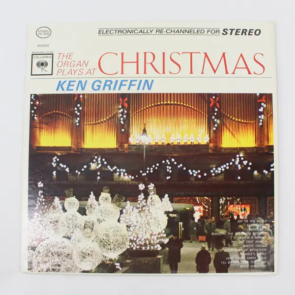 Ken  Griffin The Organ Plays At Christmas 12" Vinyl Record 