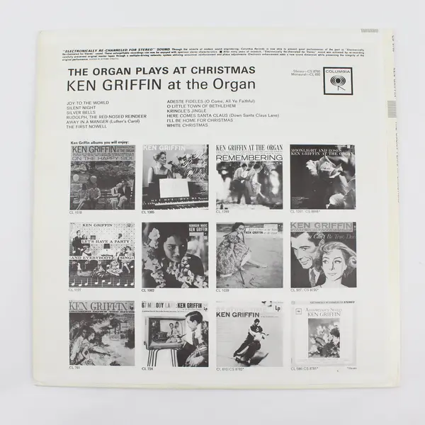 Ken  Griffin The Organ Plays At Christmas 12" Vinyl Record 
