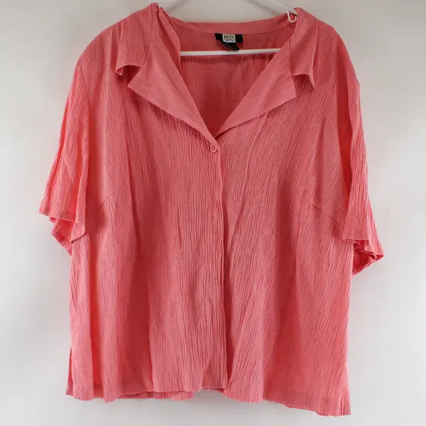Studio 1940 Dress Short-Sleeve Jacket Set Two Piece Pink Women's Size 30/32W