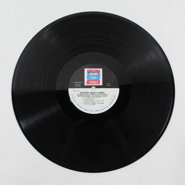 The Magic Fingers of Merlin, Jonathan Wilson Christmas Organ & Chimes 12" Vinyl