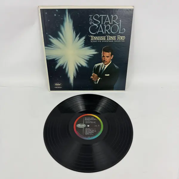 Tennessee Ernie Ford Christmas Favorites Record The Star Carol 12" Vinyl Record