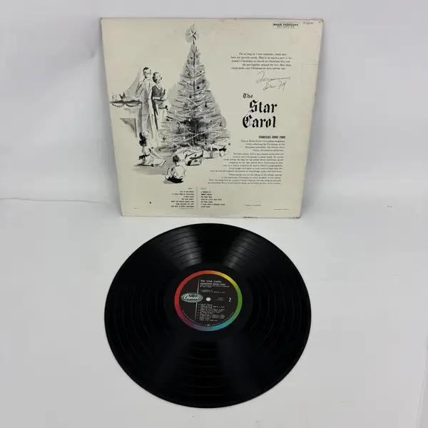 Tennessee Ernie Ford Christmas Favorites Record The Star Carol 12" Vinyl Record