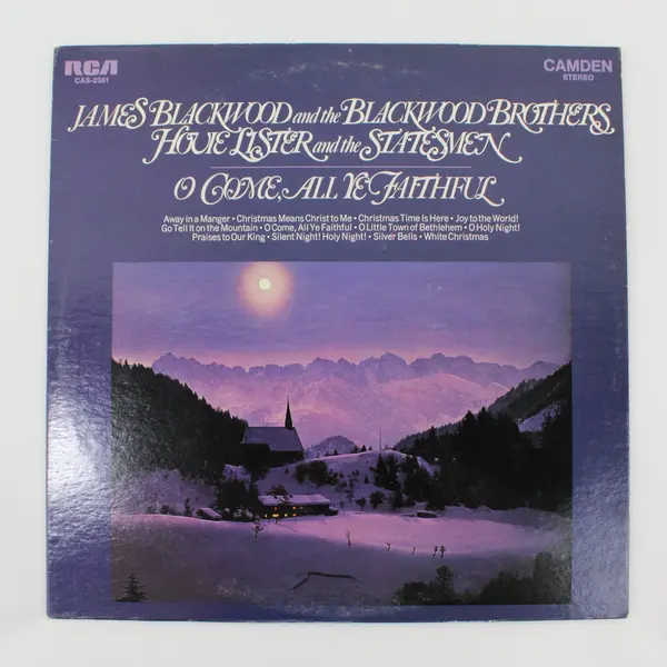 James Blackwood Blackwood Brothers  O Come All Ye Faithful 12" Vinyl Record