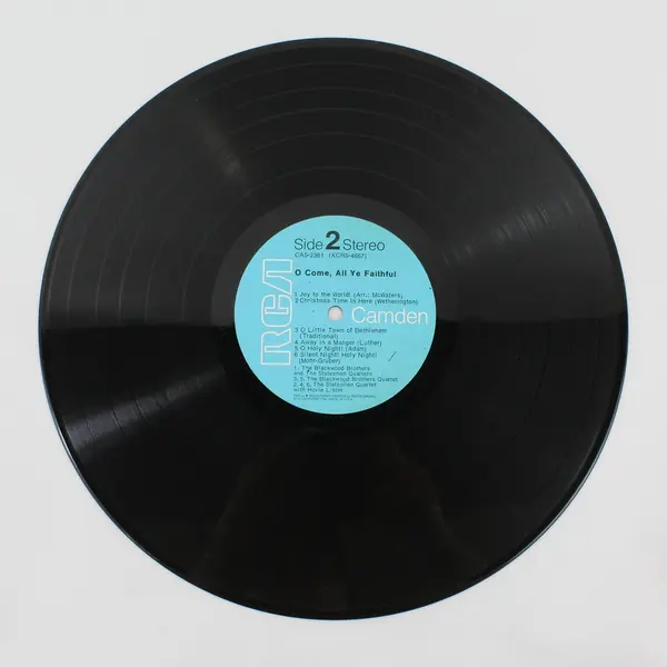 James Blackwood Blackwood Brothers  O Come All Ye Faithful 12" Vinyl Record