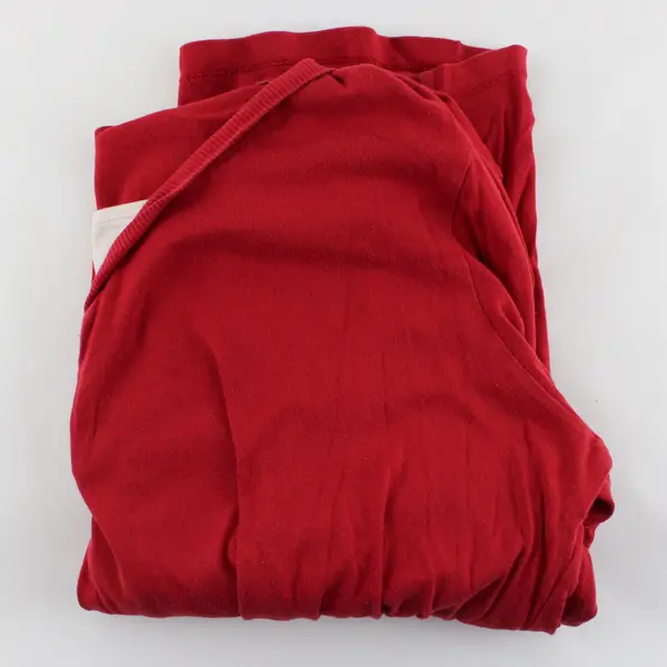 Faded Glory Women’s 4X Red Long Sleeve Shirt W/ Hood Faux White Undershirt Y2K 