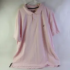 Nautica Men’s 3X Performance Deck Polo Shirt Pink Classic Fit Short Sleeve