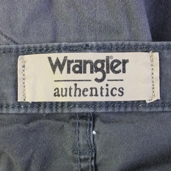 Wrangler Authentics Gray Cargo Shorts Mens Size 48 Cotton Blend Casual Outdoor