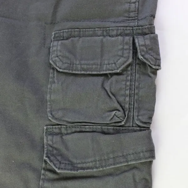Wrangler Authentics Gray Cargo Shorts Mens Size 48 Cotton Blend Casual Outdoor