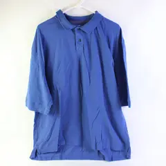 Cabela's Mens Blue Performance Polo Shirt Short Sleeve 2XL Regular