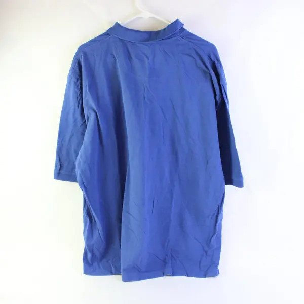 Cabela's Mens Blue Performance Polo Shirt Short Sleeve 2XL Regular