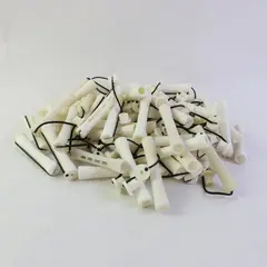 Lot of 69 White Small Perm Rods Hair Curlers