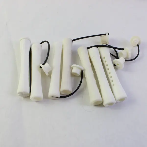Lot of 69 White Small Perm Rods Hair Curlers