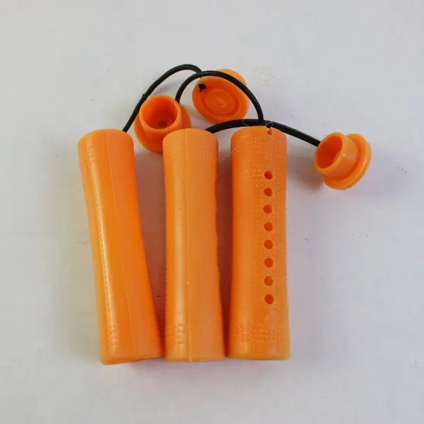 Lot of 50 Vintage Orange Perm Rods Hair Curlers