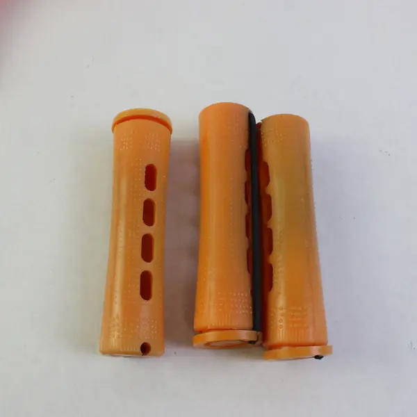 Lot of 50 Vintage Orange Perm Rods Hair Curlers