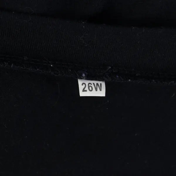 Unbranded Womens Long Sleeve T-Shirt Black Size 26W Casual Lightweight