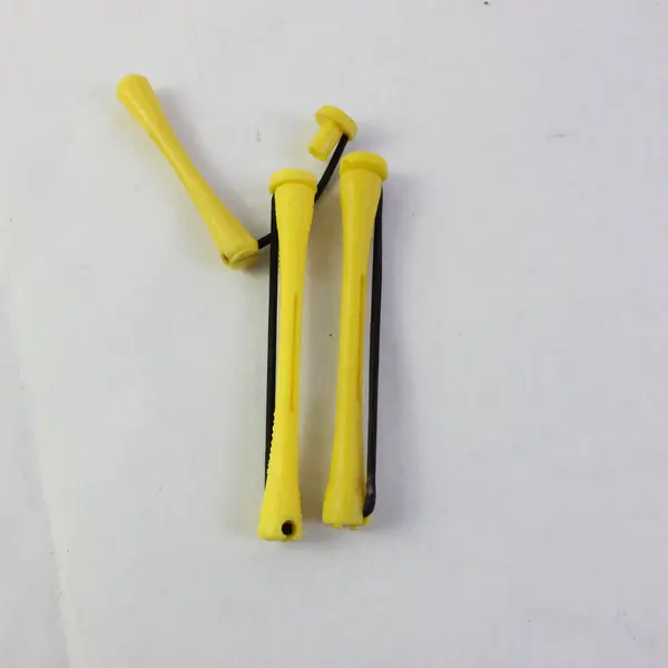 Lot of 40 Vintage Yellow Perm Rod Hair Curlers
