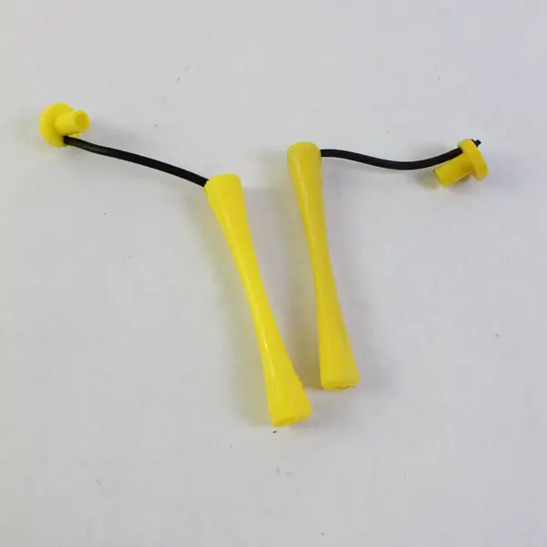 Lot of 40 Vintage Yellow Perm Rod Hair Curlers