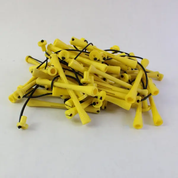 Lot of 50 Vintage Yellow Perm Rod Hair Curlers