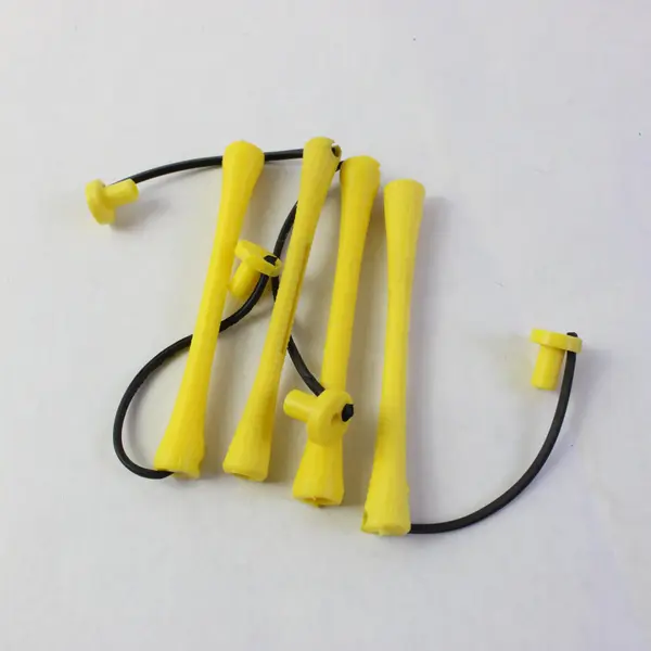 Lot of 50 Vintage Yellow Perm Rod Hair Curlers