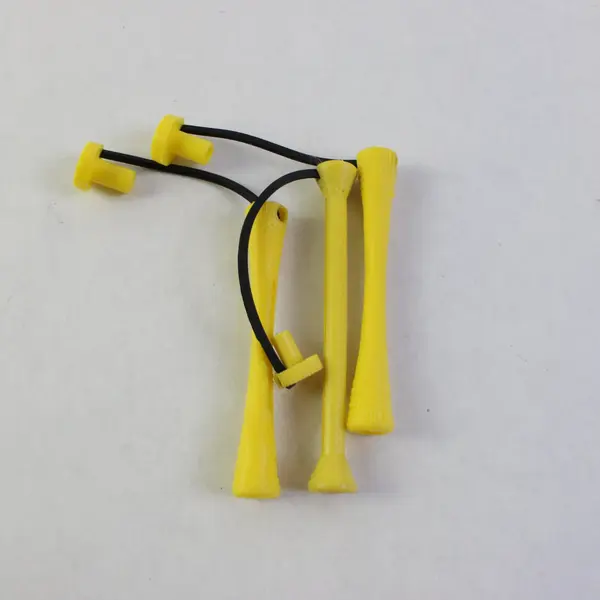 Lot of 50 Vintage Yellow Perm Rod Hair Curlers