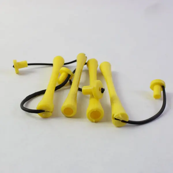 Lot of 50 Vintage Yellow Perm Rod Hair Curlers