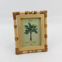 Weston Gallery West Indies Natural Bamboo Tabletop Picture Frame 5x7