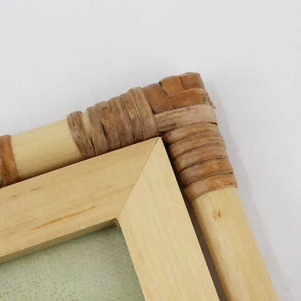 Weston Gallery West Indies Natural Bamboo Tabletop Picture Frame 5x7