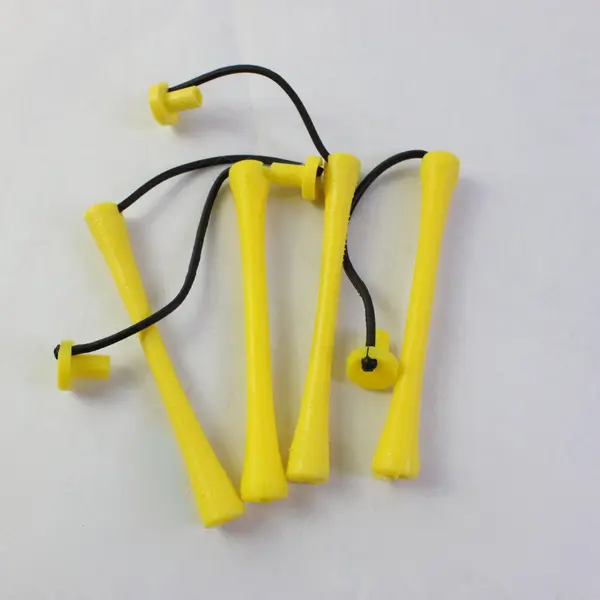 Lot of 115 Salon Care Vintage Yellow Perm Rods Hair Curlers