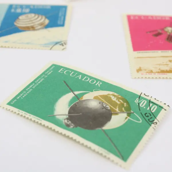 Lot of 6 Ecuador Commemorative CTO Canceled to Order Stamps 1960s