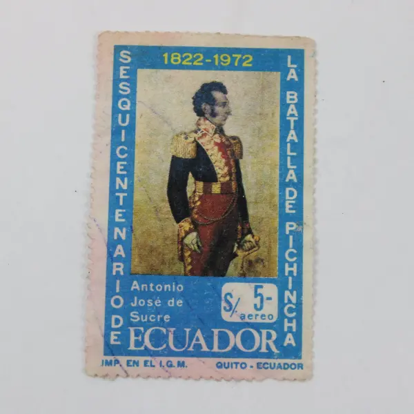 Lot of 9 Ecuador Stamps 1920s-1970s Used