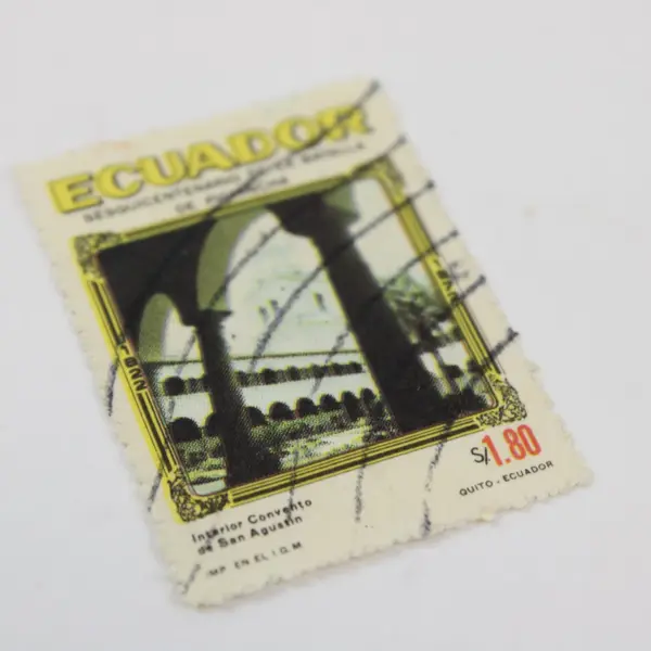 Lot of 9 Ecuador Stamps 1920s-1970s Used