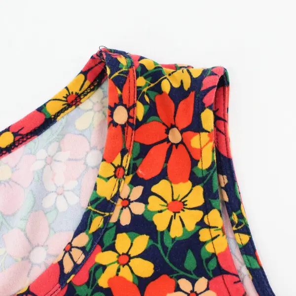 J for Justify Multicolor Floral Sleeveless Knee-Length Shift Dress Women's 2X